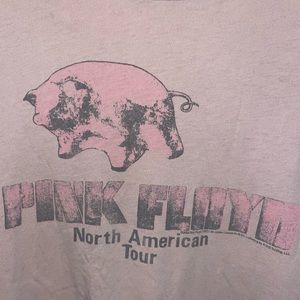 Vintage Pink Floyd light pink T-shirt